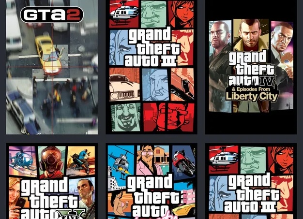 Все Игры Grand Theft Auto в Порядке Выпуска